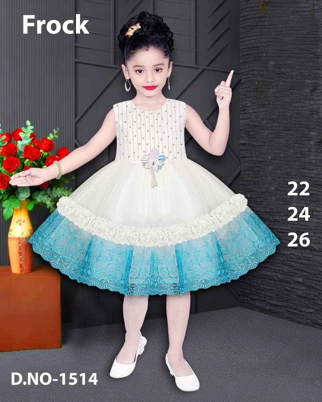White Frock for girls
